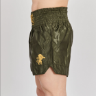 Leone - BASIC 2 KICK SHORTS - Green - Муай Тай Шорти - AB970